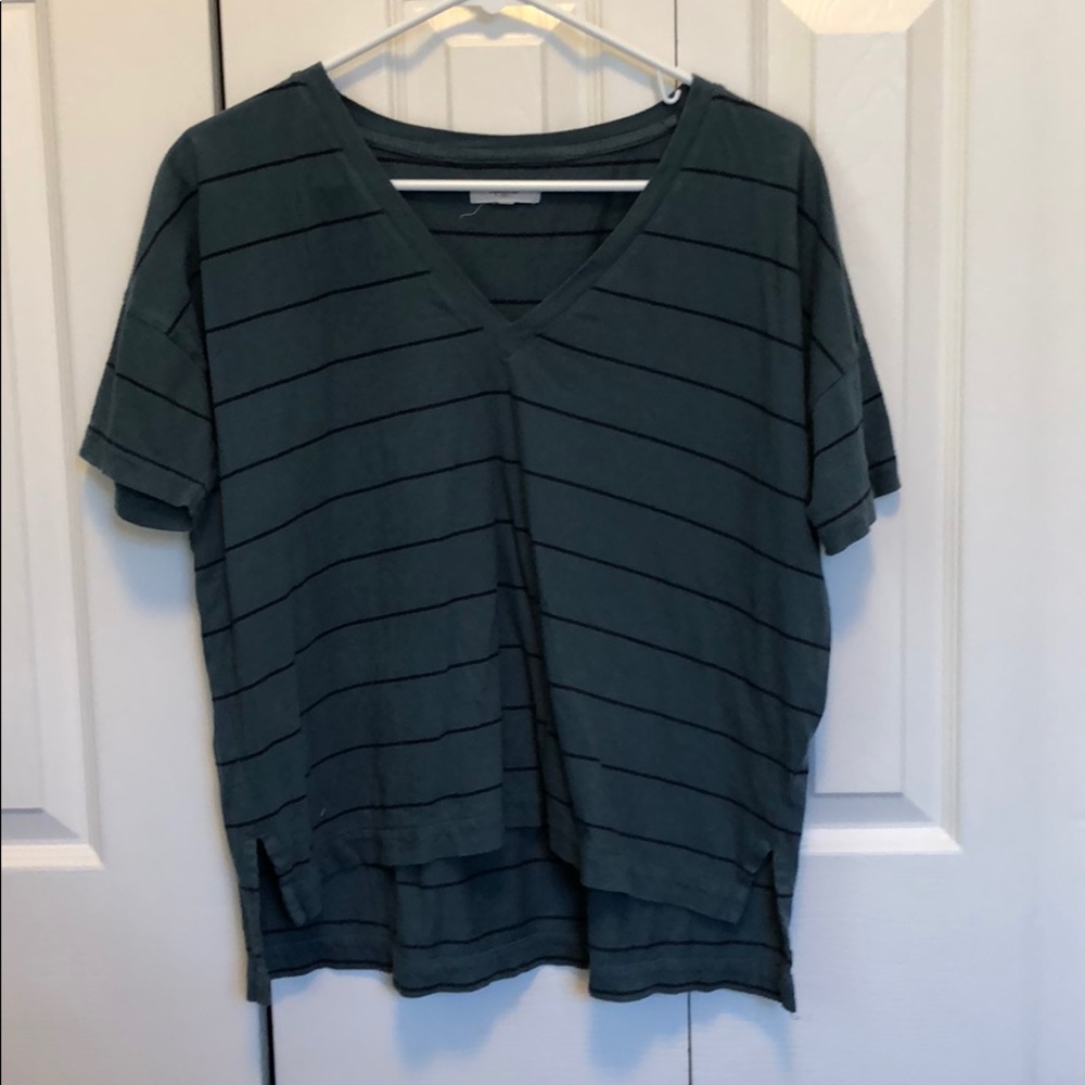 Forest green madewell v neck